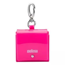 Chaveiro Melissa Tiny Pocket Rosa/branco