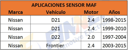 Sensor Maf Nissan Frontier D21 D22  Foto 6