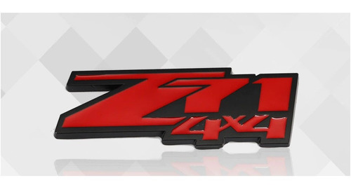 Emblema Z71 4x4 Rojo Chevrolet Pickup Silverado Cheyenne Foto 2