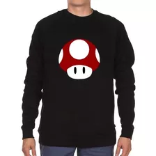 Sudadera Cuello Redondo Hombre Toad Honguito Envío Gratis