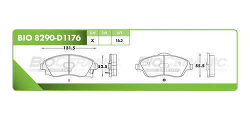 Kit Balatas Delanteras Chevrolet Tornado Ls 2019 Foto 3