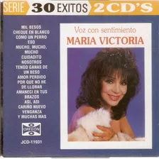 Cd Duplo Maria Victoria - Voz Con Sentimiento 