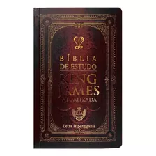 Bíblia De Estudo King James Atualizada Letra Hipergigante Capa Dura Vermelha Antiga, De King James Atualizada. Editora Cpp, Capa Dura Em Português