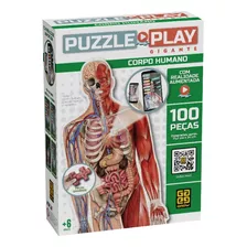 Quebra Cabeças Puzzle Play Gigante - Corpo Humano Grow