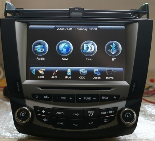 Estereo Dvd Gps Honda Accord 2003-2007 Bluetooth Radio Usb Foto 5