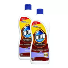 Kit 2 Lustra-móveis Bravo Brilho Intenso Lavanda 500ml