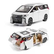 2021 Toyota Alphard Lujo Mpv Miniatura Metal Autos 1/24