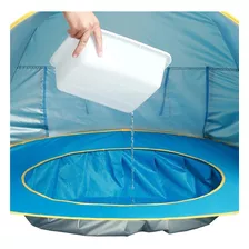 Tenda Barraca Praia Com Piscina Proteção Uv Bebê Crianças