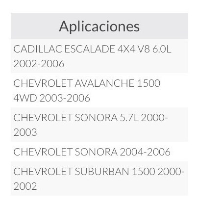 Balata Trasera De Freno Chevrolet Sonora 5.7l 00-03 Foto 5