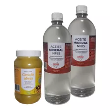 Aceite Mineral Y Cera De Abeja Madera Muebles Tablas Picar