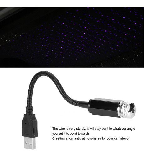 Luz Usb Para Techo De Coche Con Forma De Cielo Estrellado, R Foto 8