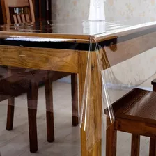 Toalha De Mesa Plastico Transparente Impermeável 2,50 X 1,40