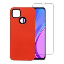 Funda Para Redmi 9c Case Protector Carcasa + Vidrio Templado