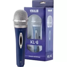 Microfone Profissional Voz Karaoke Qualidade Kl6 Com Fio 