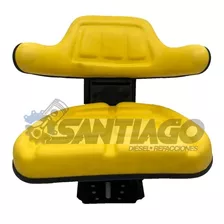 Asiento Universal Para Tractor Color Amarillo Con Codera