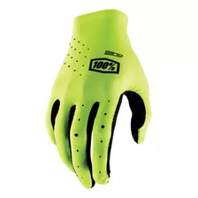 Luva Moto 100% Sling Mx Cross Bike Downhill Cores @# Cor Amarelo Fluor Tamanho G/l