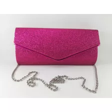 Bolso Fiesta Noche Clutch Dama Oro Rosado Rosegold Oro Rosa