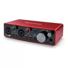 Interface De Áudio Usb Focusrite Scarlett 2i2 Geração 3