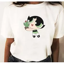 Camiseta As Meninas Superpoderosas Docinho Cacto Tumblr