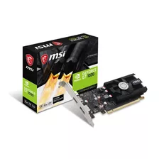 Tarjeta De Video Nvidia Msi Geforce 10 Series Gt 1030 Geforce Gt 1030 2gd4 Lp Oc Oc Edition 2gb