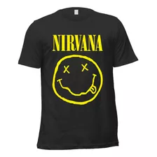 Playera Toxic Rock Nirvana Logo Kurt Cobain Rock N01 A2