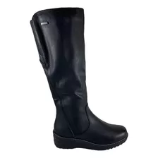 Bota Via Uno Color Negro 35 Al 40 Liquidacion 12085303