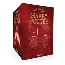 Livro Box Harry Potter Premium Vermelho (7 Livros Em Capa Du