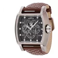 Relogio Masculino Invicta S1 Nfl Raiders Pulseira De Couro