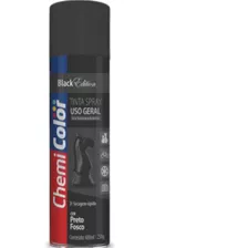 Tinta Spray Chemicolor Uso Geral Preto Fosco 400 Ml