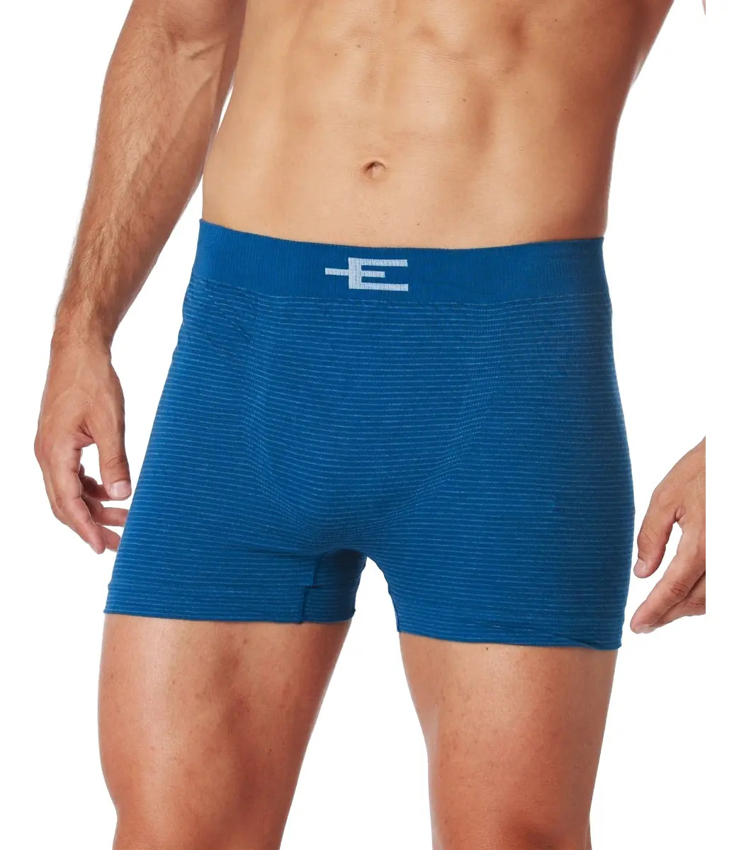 Bóxer Seamless Eyelit Rayado Hombre De Algodón Modelo 4625