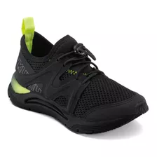 Tênis Infantil Menino New Sport Preto Klin Ajuste Elástico