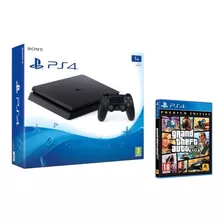 Playstation 4 Slim 1tb + Gta 5 Premium Edition