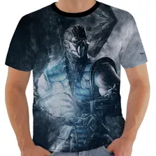 Camiseta Camisa Lc 7551 Sub Zero Mortal Kombat Blusa 