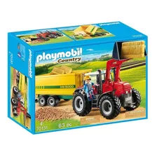 Playmobil - Trator Com Reboque