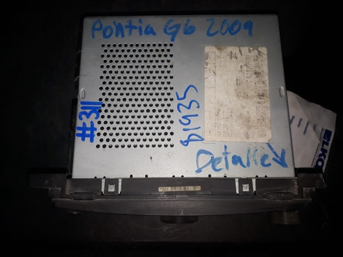 Estereo Radio Pontiac G6 2009 (detalle) #311 Foto 5