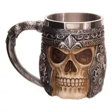 Taza Calavera Multi Skull & Spine Goblet 3d Tazon Mug