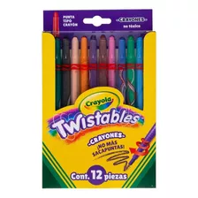 Crayones Crayola Twistables 12 Piezas Punta Tipo Crayón