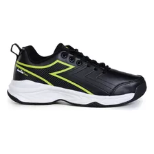 Tenis Para Jogar Tenis Diadora Loosa Preto/ Verde Masculino