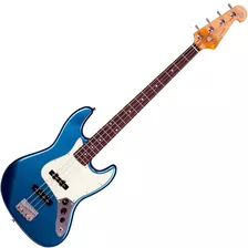 Baixo Sx Sjb62 Jazz Bass 4 Cordas Passivo Lake Pacific Blue Cor Azul-marinho Orientação Da Mão Destro
