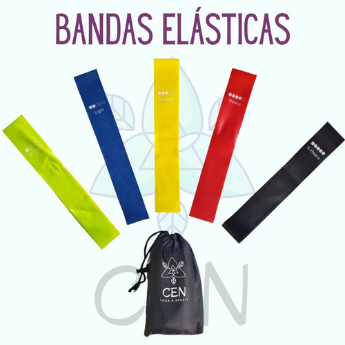 Bandas Elásticas Eco-friendly Pack 5 Unidades + Bolso