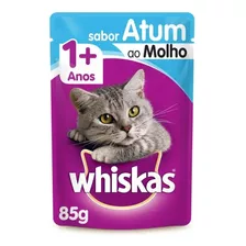 Whiskas Sachê Para Gatos - Sabor Atum Ao Molho 85g