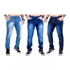  Kit 3 Calças Jeans Masculina Desconto Oportunidade 