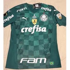 Camisa Palmeiras Final Libertadores 2021 Autografada 