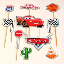 Cake Topper Cars Rayo Mcqueen Para Decoración De Tortas 