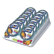 Display Bala Sem Açucar Flopi Fruit Mix Sortida C/ 12 Latas