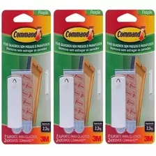 Gancho Suporte Para Quadros Command 3m Até 2,3kg - 3 Peças