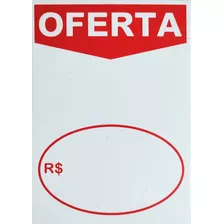 Placa Em Pvc Oferta 21x31cm Escreve E Apaga 10 Unidades