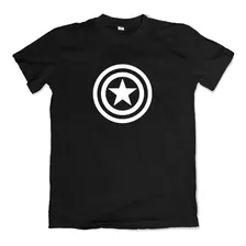 Camiseta Capitão América Marvel Filme Algodão