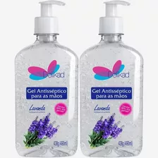 2 Géis Antissepticos Lavanda 490ml - Delikad