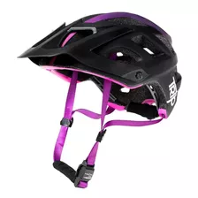 Casco Trip Enduro Black Pink Talla S/m 54-58 Cm Ajustable